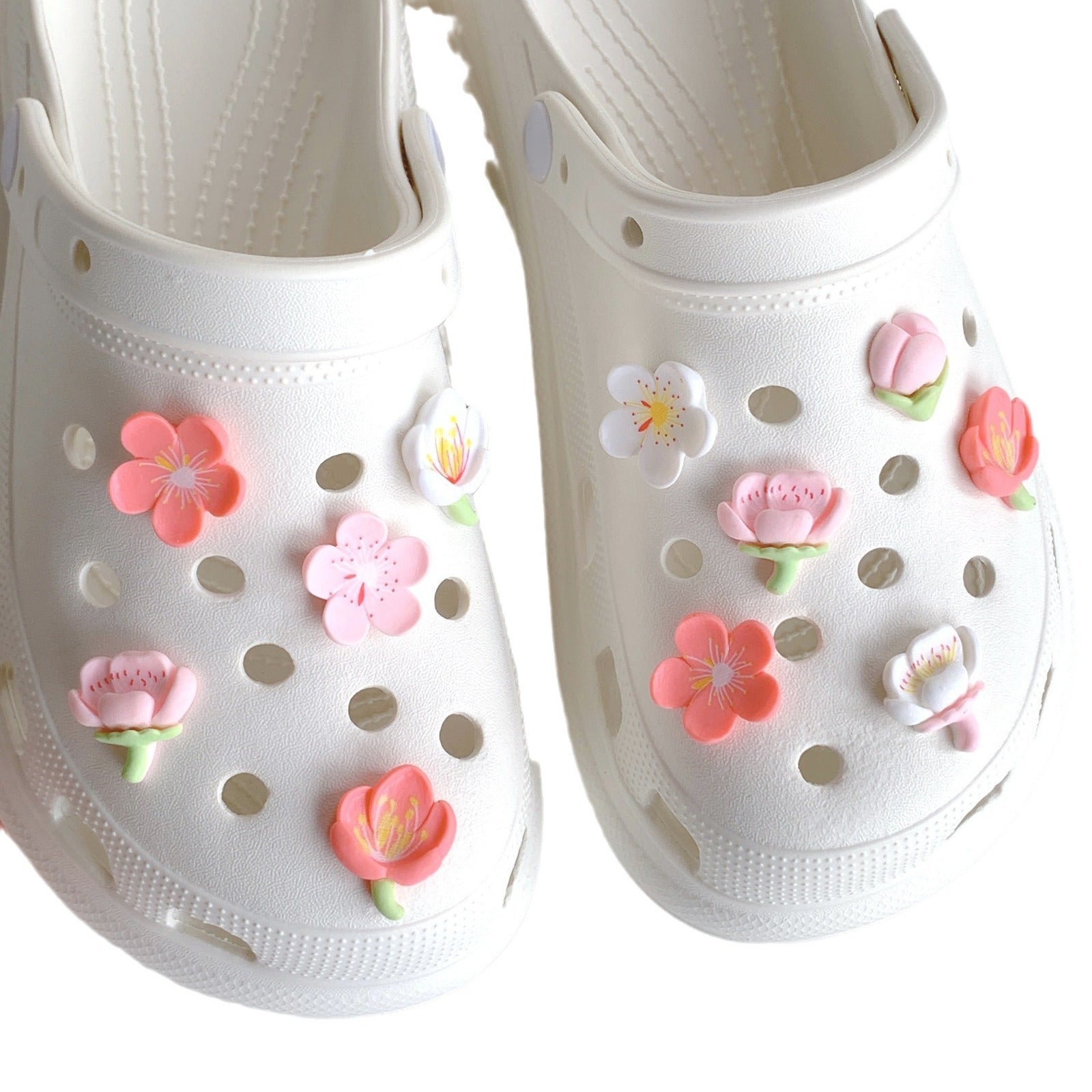 Detachable Floral Shoe Buckles
