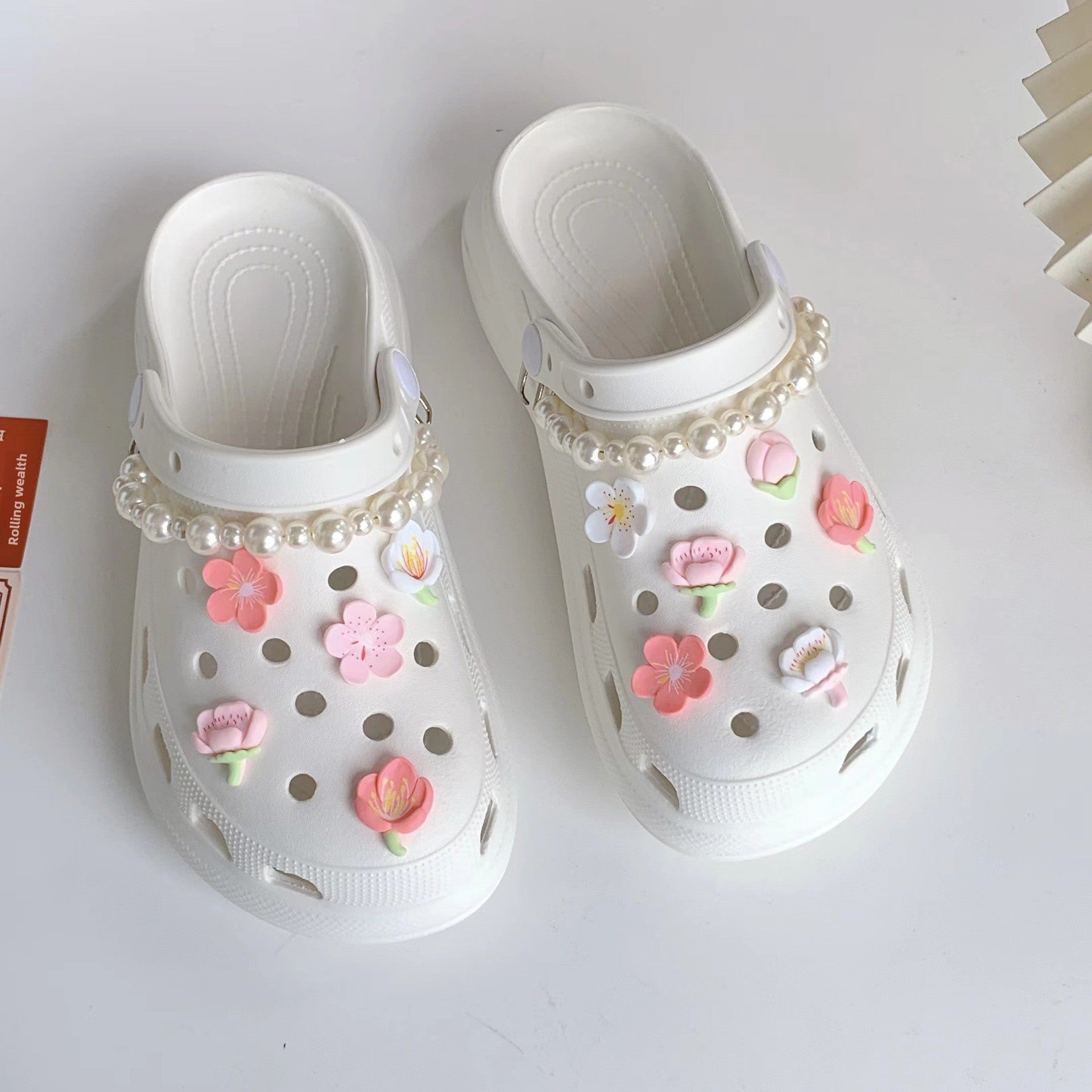 Detachable Floral Shoe Buckles