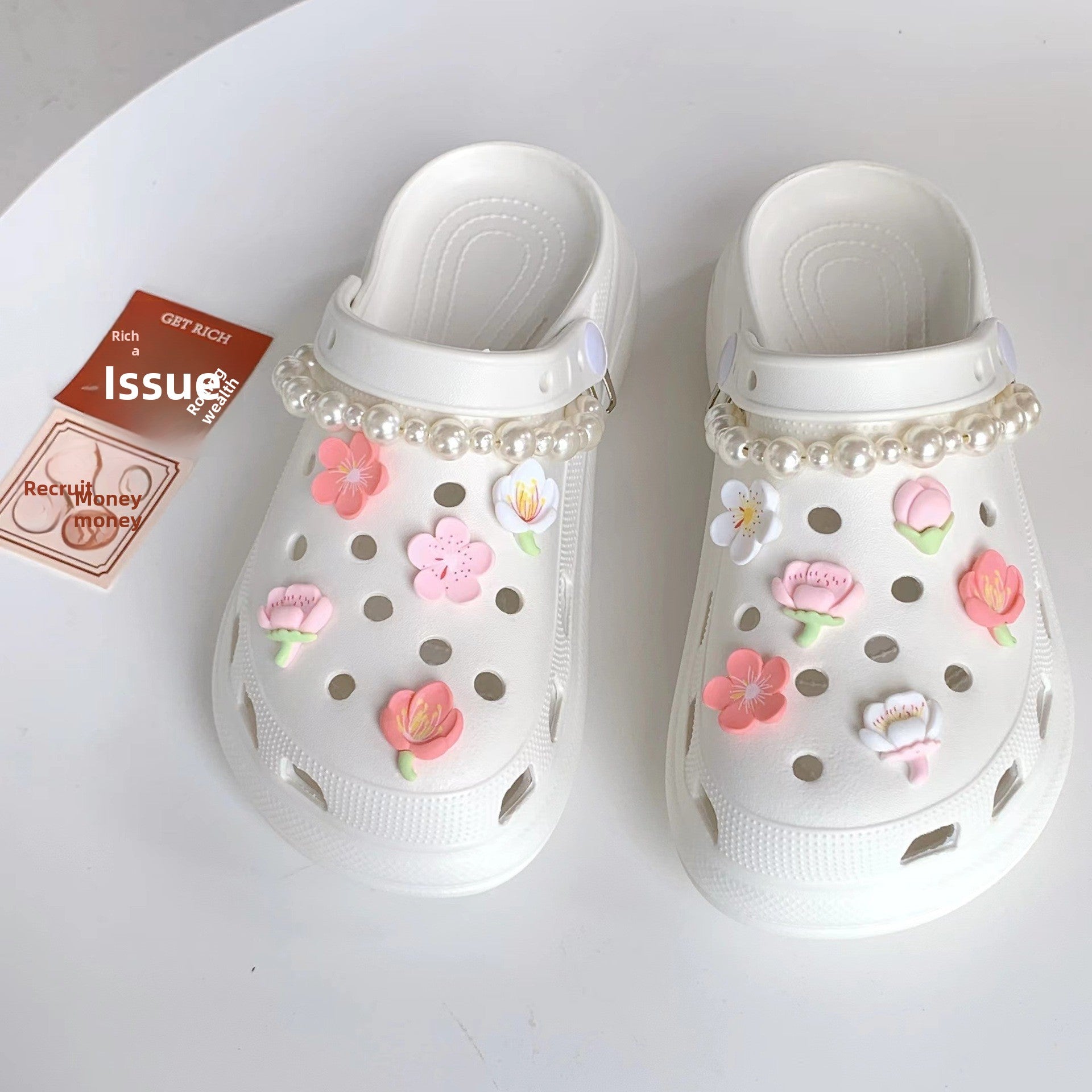 Detachable Floral Shoe Buckles