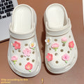 Detachable Floral Shoe Buckles
